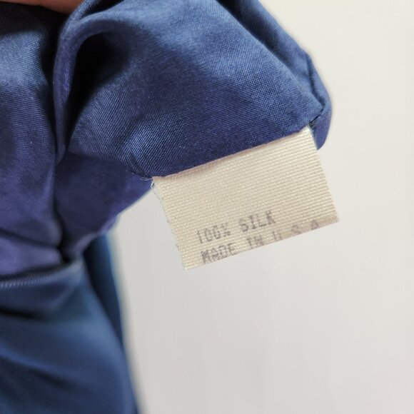 Carolina Herrera Silk Trousers Size 8 Straight leg Flat front Brown Back Zip - Picture 12 of 15